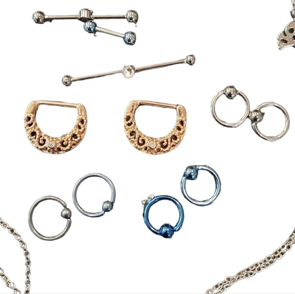 Bundle of CB, Industrual Bar and Nipple Jewelry - Picture 4 of 4